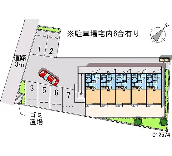 ★手数料０円★町田市小山町　月極駐車場（LP）